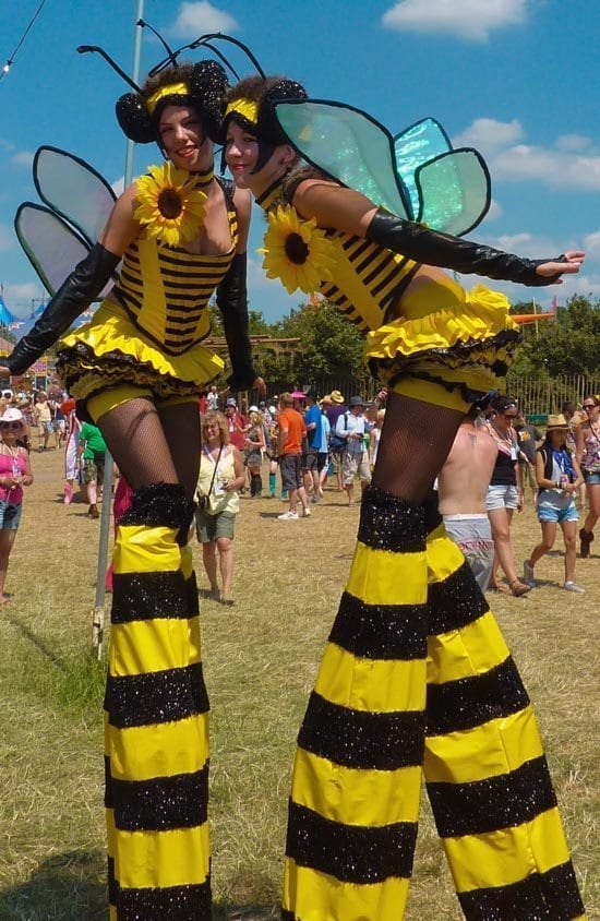 glasto_bee people