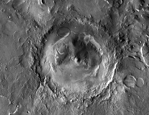 Gale Crater, Image: NASA