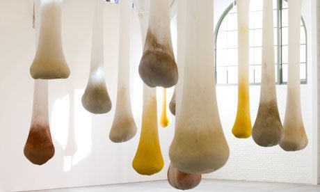 Full de sac: Ernesto Neto's Mother Body Emotional Densities, For Alive Temple Time Baby Son, 2007, courtesy of Guardian 