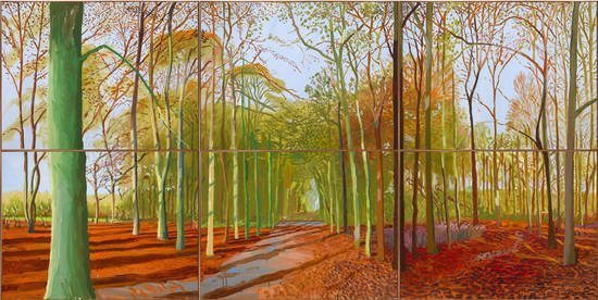 David Hockney, 'Woldgate Woods, 21, 23 & 29 November 2006', 2006.