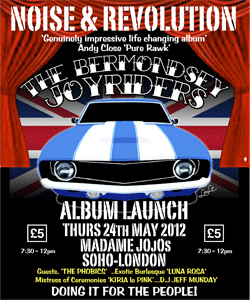 Bermondsey Joyriders album launch