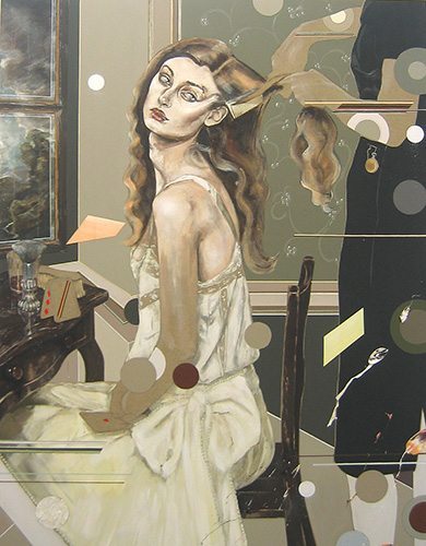 Martha Parsey: The Maids 2006 Oil on canvas 71 x 55 in/ 180 x 140cm