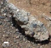 Mars Rock Water Evidence