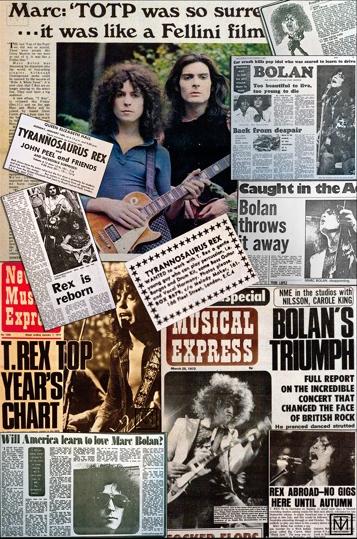 A montage of Marc Bolan