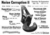 A flyer for Noise Corruption