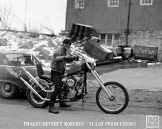 A picture of a biker by Jim Miteff