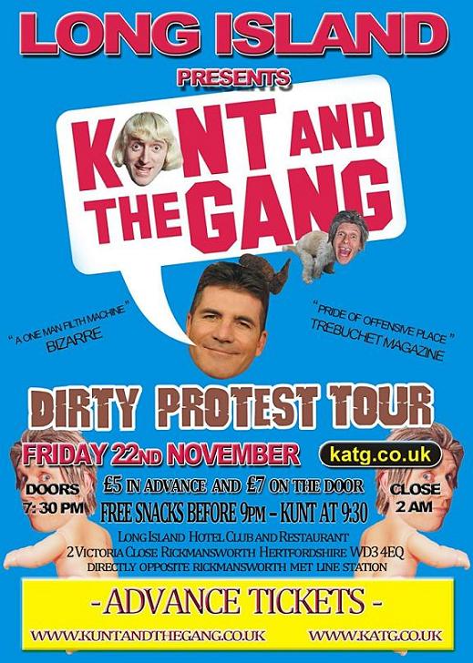 A poster for Kunt and the Gang