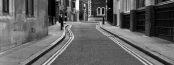 A picture of an empty London street by Carl Byron Batson