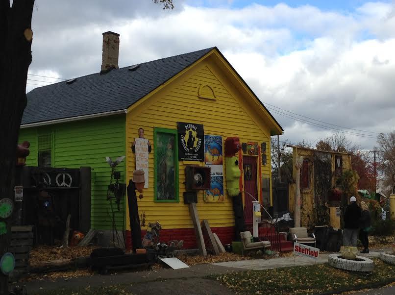 A picture of the Heidelberg Project, Detroit