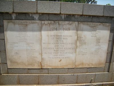 A WW1 Memorial in Harare