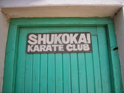 A picture of a karate club in Harare