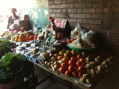 A fruit stall, Mbare, Zimbabwe