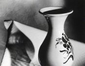 Vase and Table by Malcolm Leyland