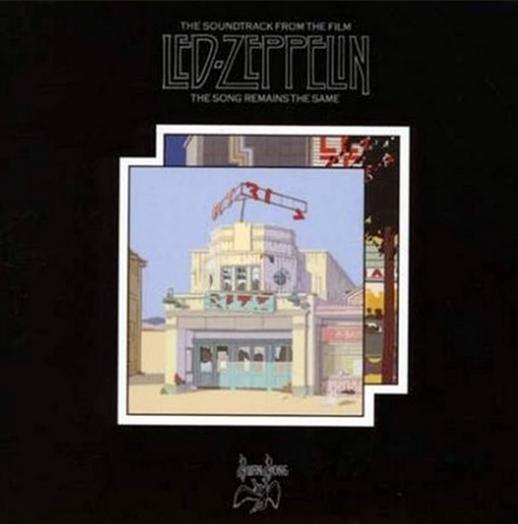 A picture of a led zeppelin album cover