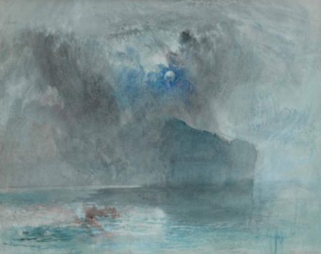 Joseph Mallord William Turner (1775-1851) On Lake Lucerne, looking towards Fluelen, 1841 (?) Watercolour on paper, 223 x 283 mm The Courtauld Gallery