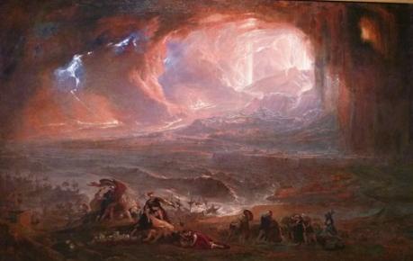 John Martin's painting 'The Destruction of Pompeii and Herculaneum', 1822