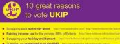 Spoof UKIP election leaflet