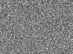 A visual representation of white noise