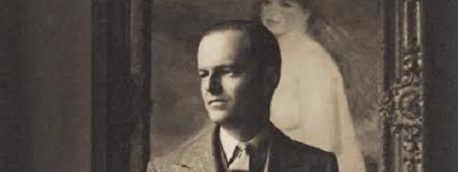 Kenneth Clark in front of Renoir’s La Baigneuse Blonde (pl.1), c.1933 Private collection