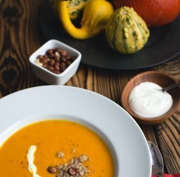 pumpkin soup by foodiesfeed
