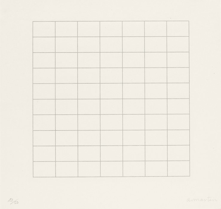 Agnes Martin On a Clear Day 1973