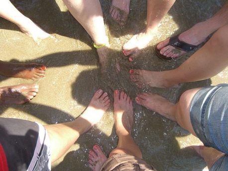 beach feet