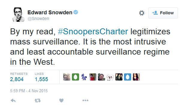 snowden tweet