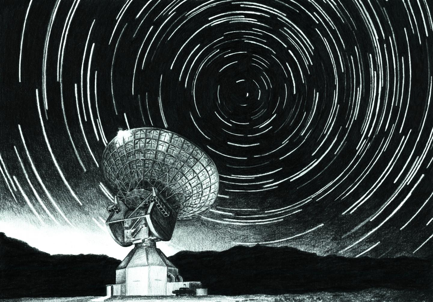 Radio telescope by Paul Quast