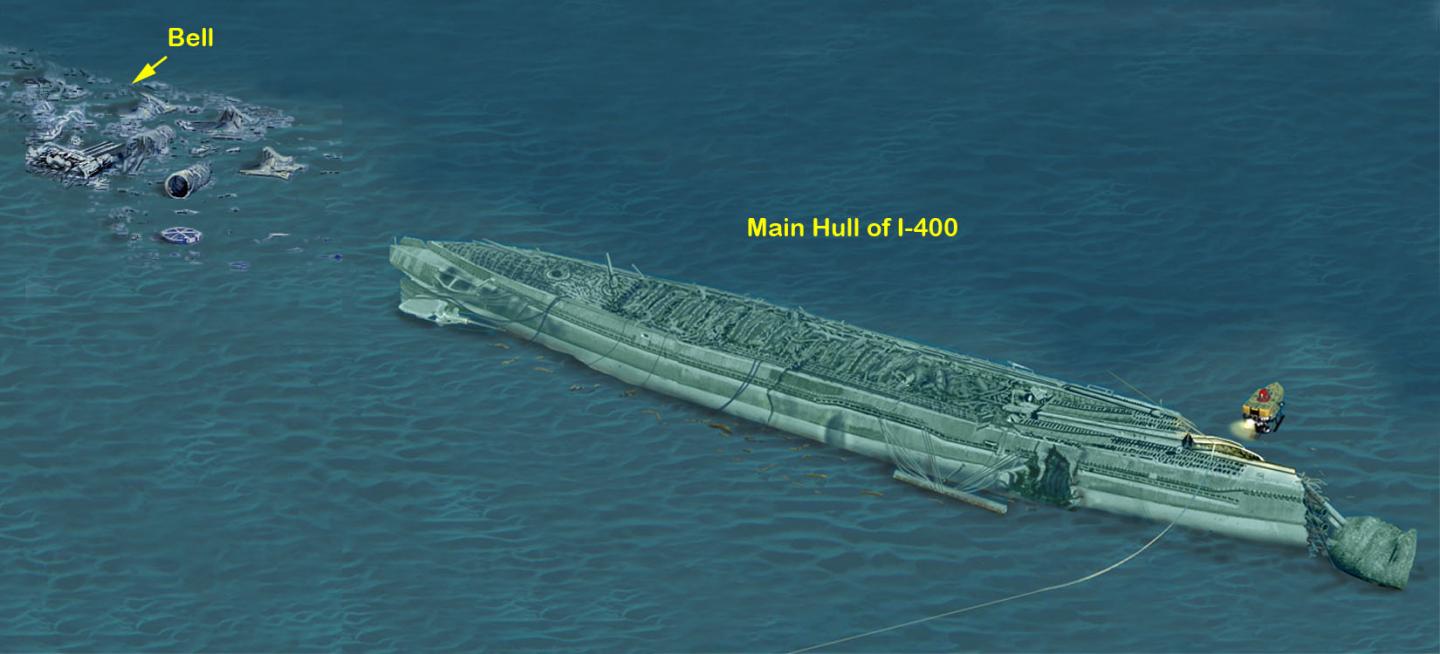 The 1-400 by Terry Kerby, Hawai'i Undersea Research Laboratory University of Hawai'i, mega-submarine