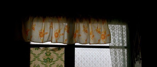 Window, curtains