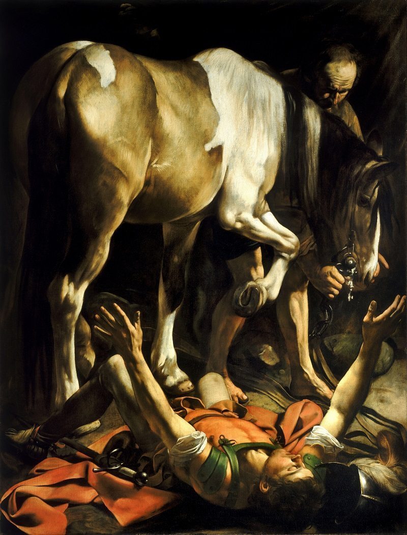 Caravaggio, Conversion on the Way to Damascus, unified Europe