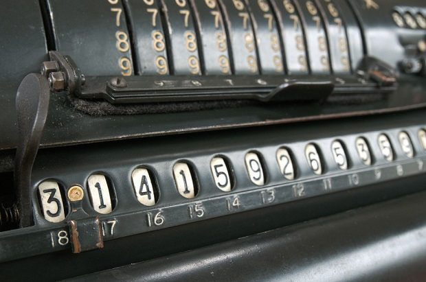 vintage calculator, maths in progressive societies