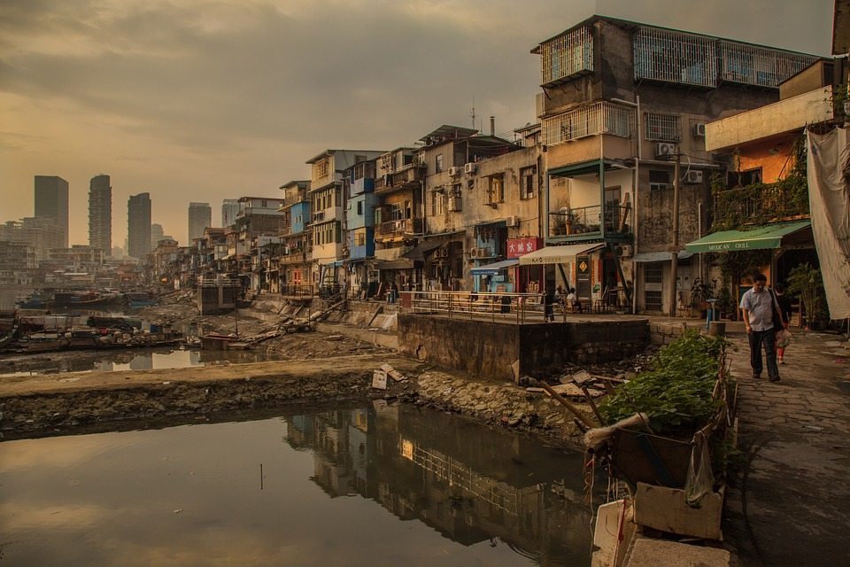 Slums, climate and violence