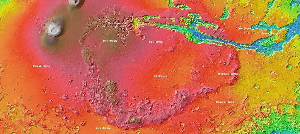 Unusual Martian Region