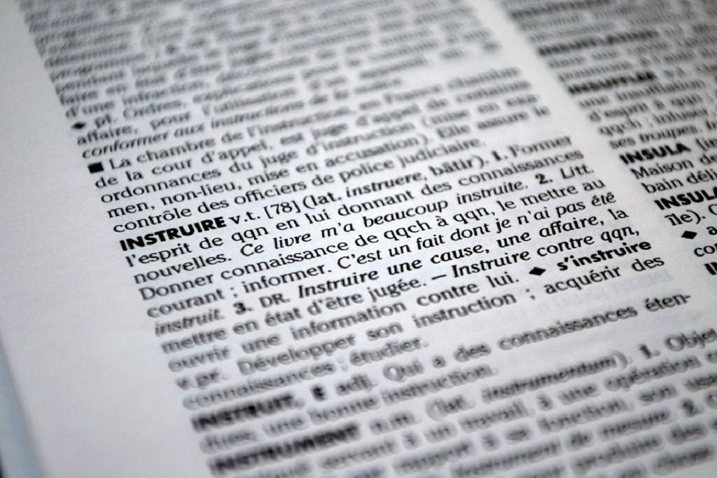 dictionary, bilingualism