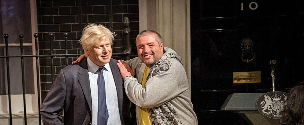 Boris Johnson is represented here by a wax-work. But can we tell the difference?