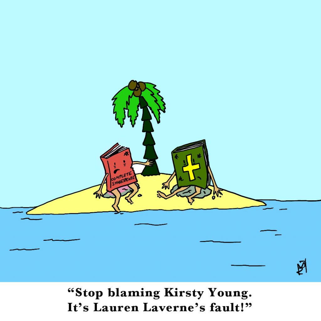 Desert Island Discs Satirical Saturday Cartoon on Art by Alex Brenchley 2019