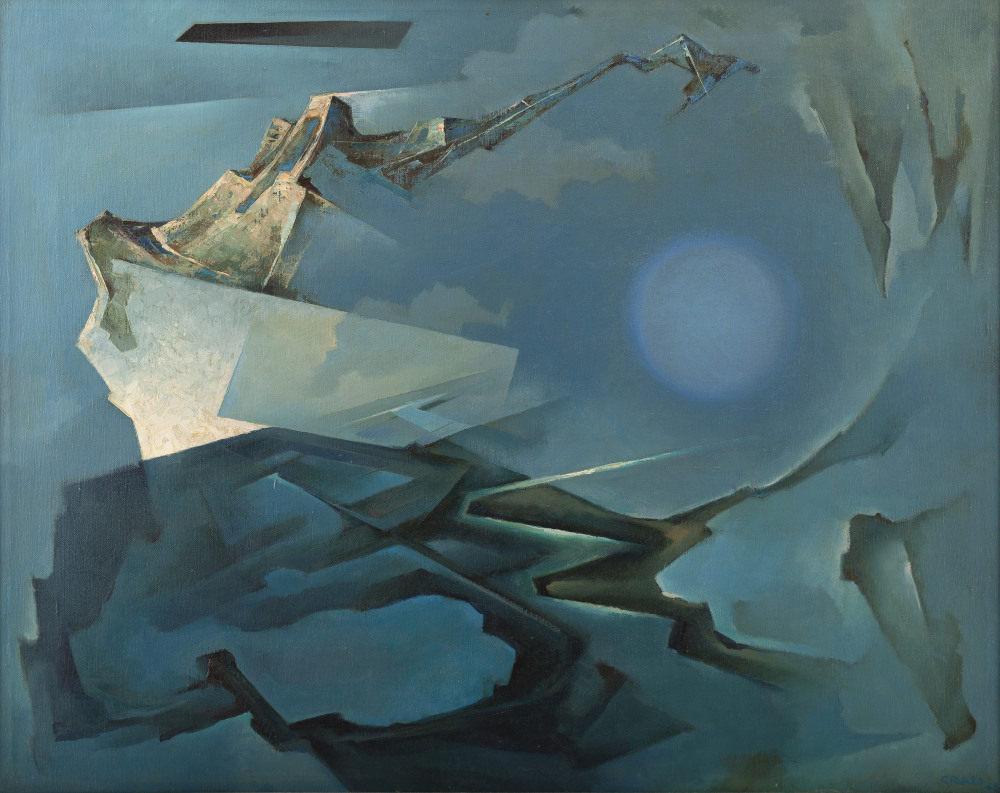 Tullio Crali Magic in Flight, 1968 (Magia in volo) Oil on canvas 79 x 99 cm