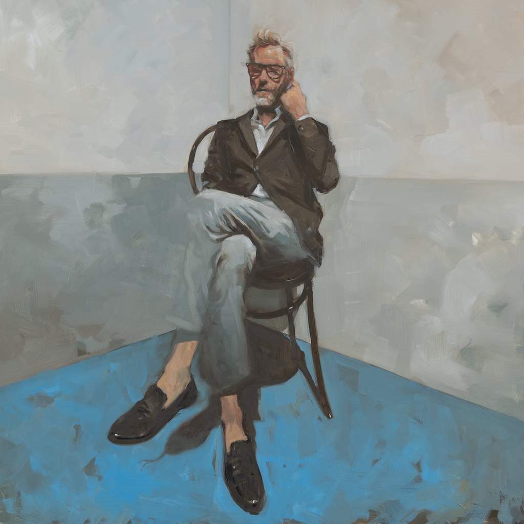 Portrait of Matt Berninger #1 (2020) by Michael Carson.