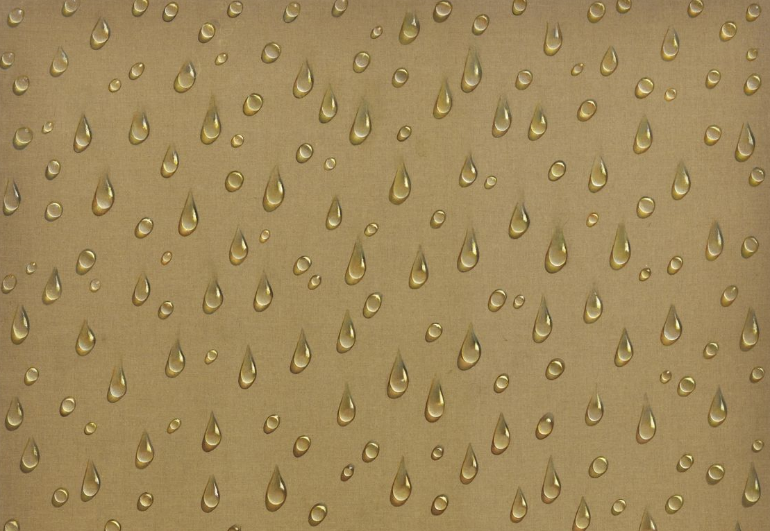 Kim Tschang-Yeul, Waterdrops, 1979 - Oil on canvas - 259 x 195 cm, 102 x 76 3/4 in / © The Estate of Kim Tschang-Yeul - Courtesy of the Estate and Almine Rech - Photo: Rebecca Fanuele
