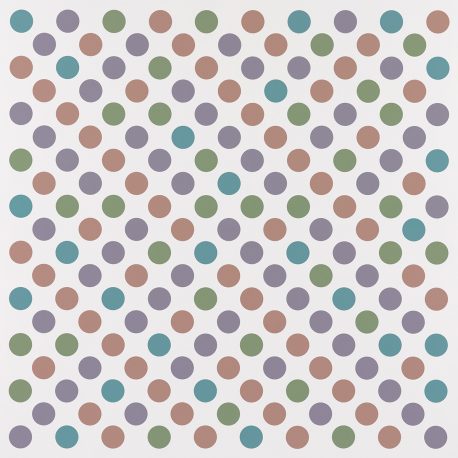 optical painting of coloured circles