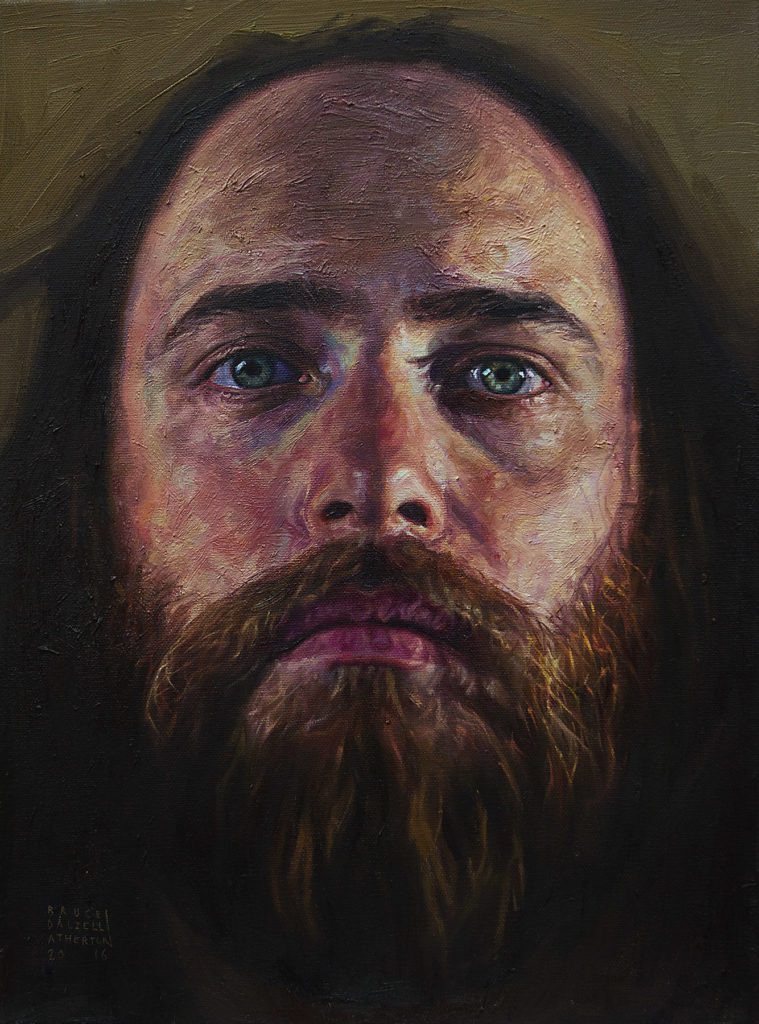 Nathan Mann by Bruce Atherton 2016, 30x40 cm, Oil on Canvas_2