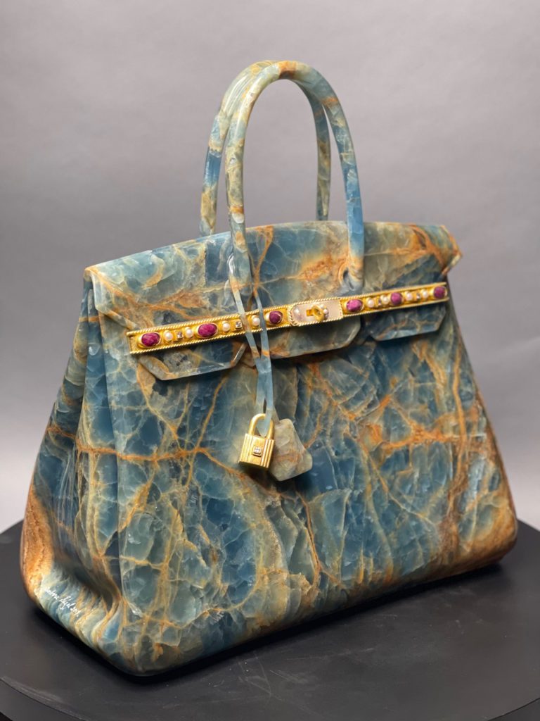 meet barbara segal, the artist carving birkin bags from marble