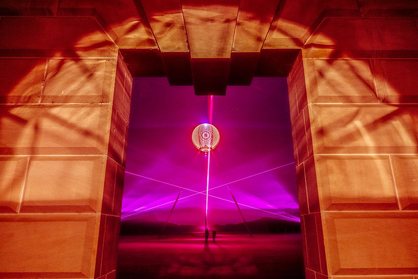 Chris Levine, 528 Hz Love Frequency at Houghton Hall, Installation view, 2021, Courtesy the artist, Photo Michael Fung (7)