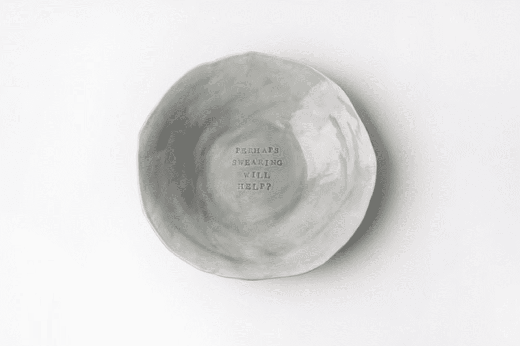 plate with grey glaze