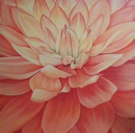 Annie Leach, Apricot-Dahlia, 2021