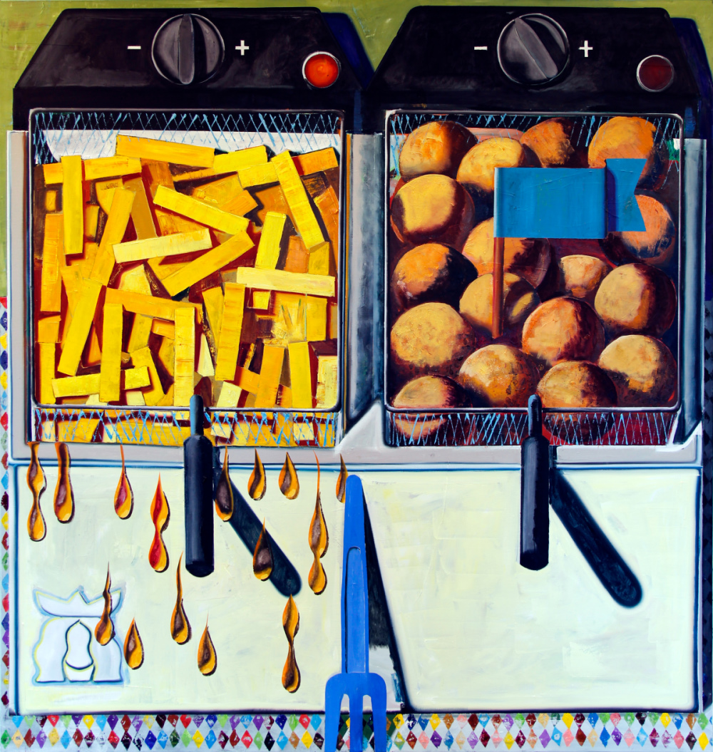 Kristof Santy, painting, 2022