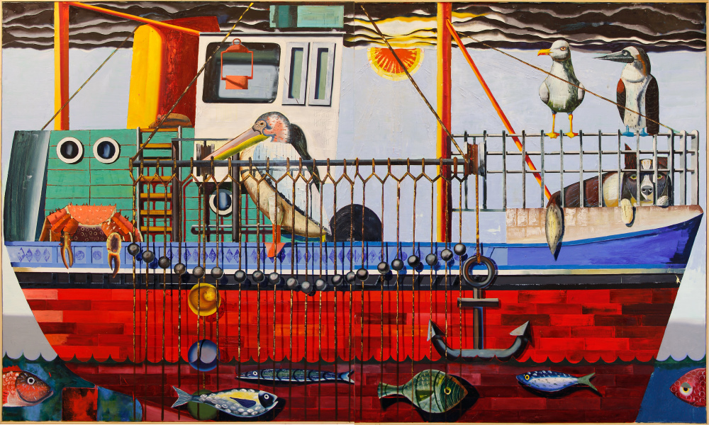 Kristof Santy, painting, 2022