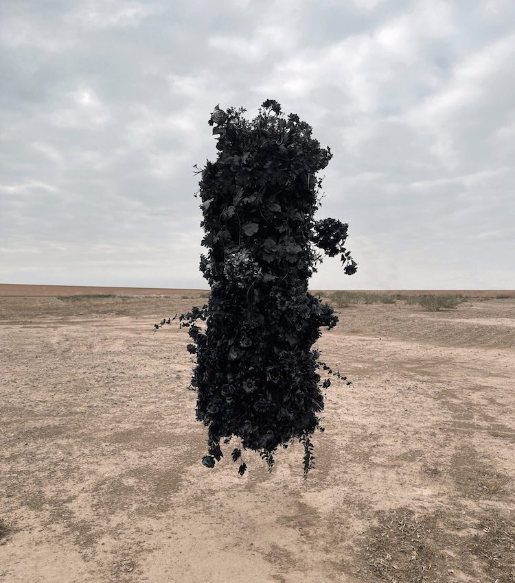 Joël Andrianomearisoa, Installation of OUR LAND JUST LIKE A DREAM, 2022