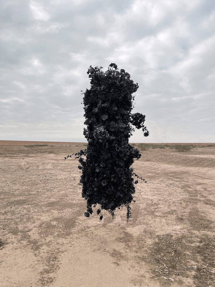 Joël Andrianomearisoa, Installation of OUR LAND JUST LIKE A DREAM, 2022